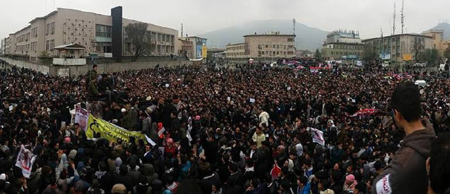 Tens of Thousands Protest Against Zabul Incident